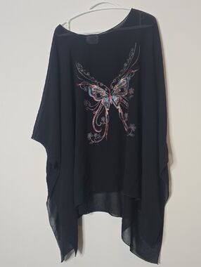 Vintage 90s Butterfly One Size Bathing Suit Coverup